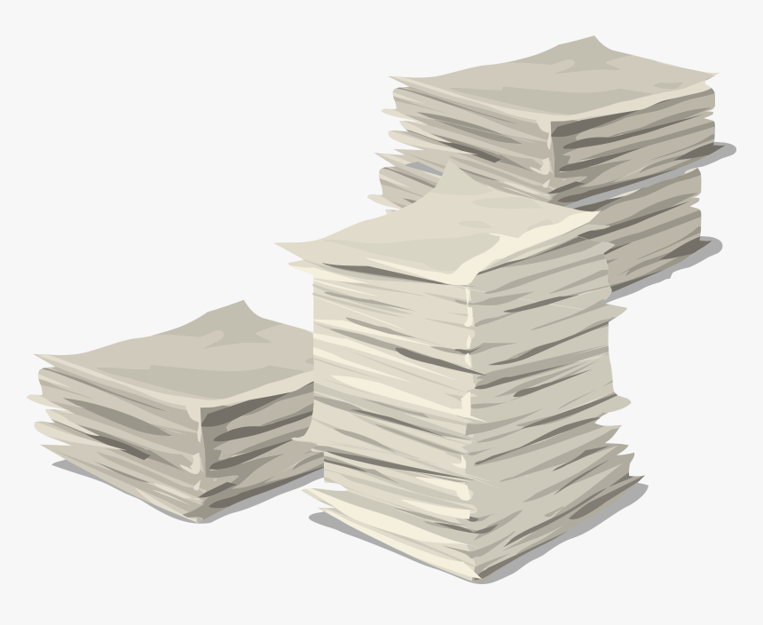 Transparent Guillotine Clipart - Stacks Of Paper Transparent, HD Png Download