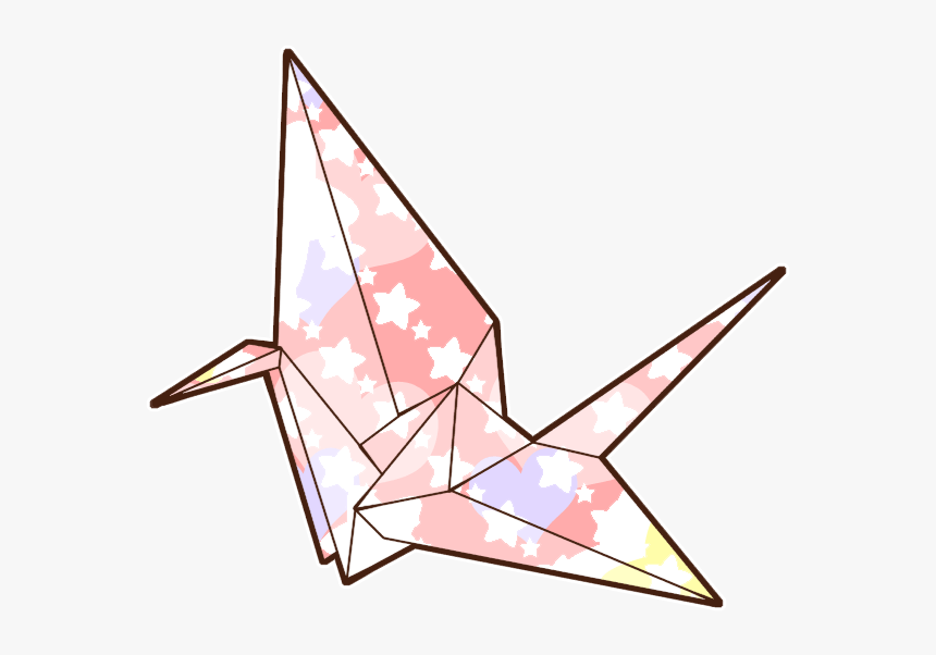 Paper Crane Origami Transparent Background, HD Png Download