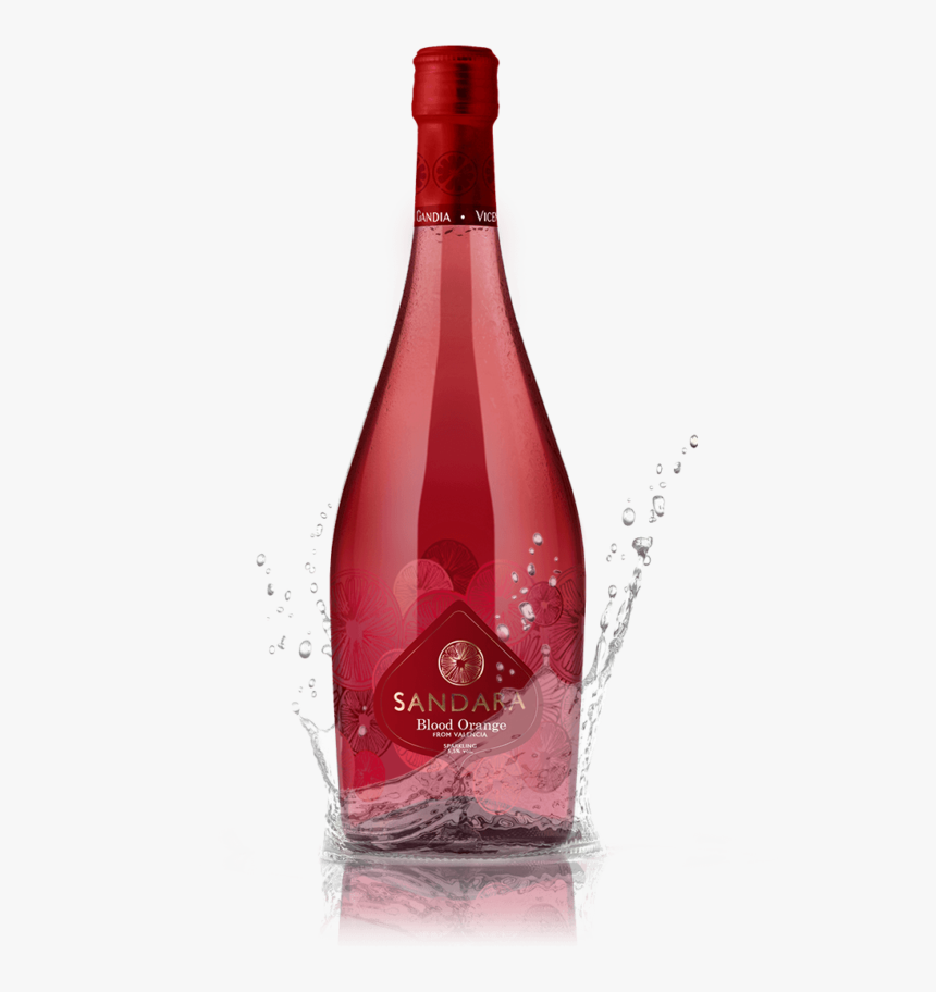 Sandara Blood Orange - Glass Bottle, HD Png Download