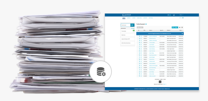 Scanandindex - Pile De Courriers, HD Png Download