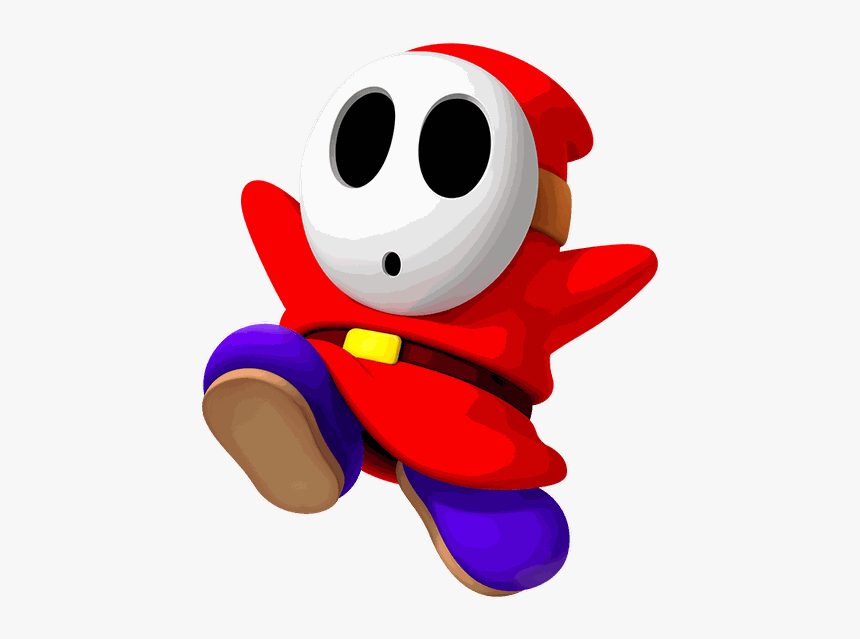Shy Guy Png - Shy Guy Mario Bros, Transparent Png
