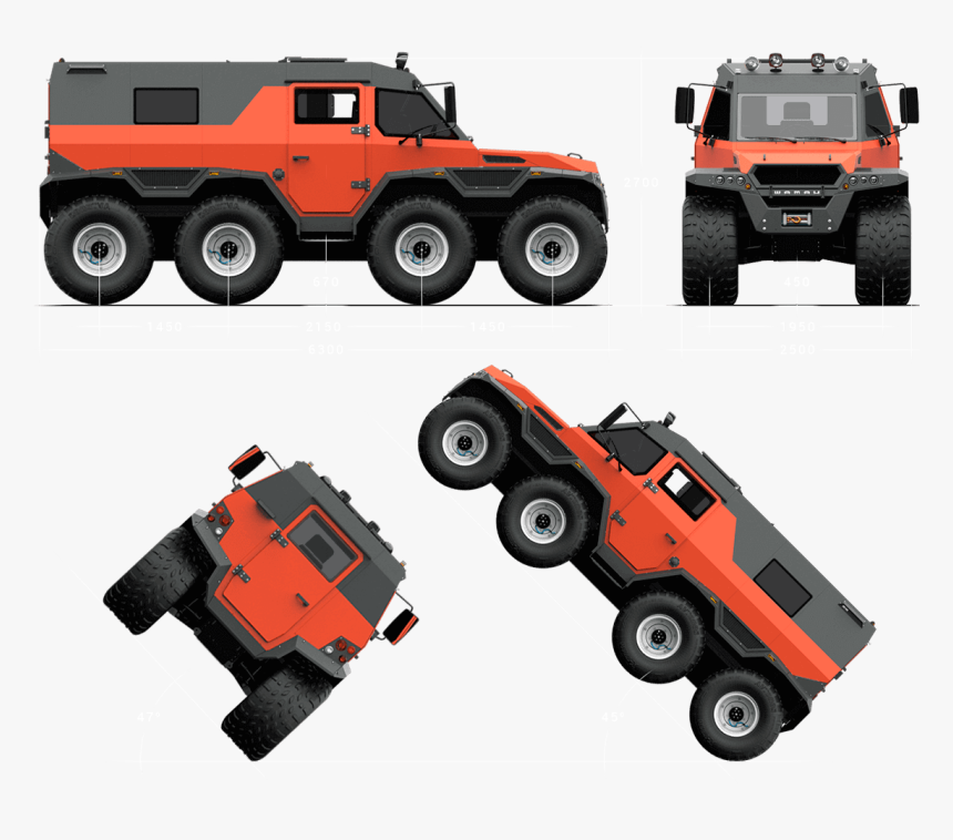 Transparent Off Road Tire Png - Avtoros Shaman, Png Download