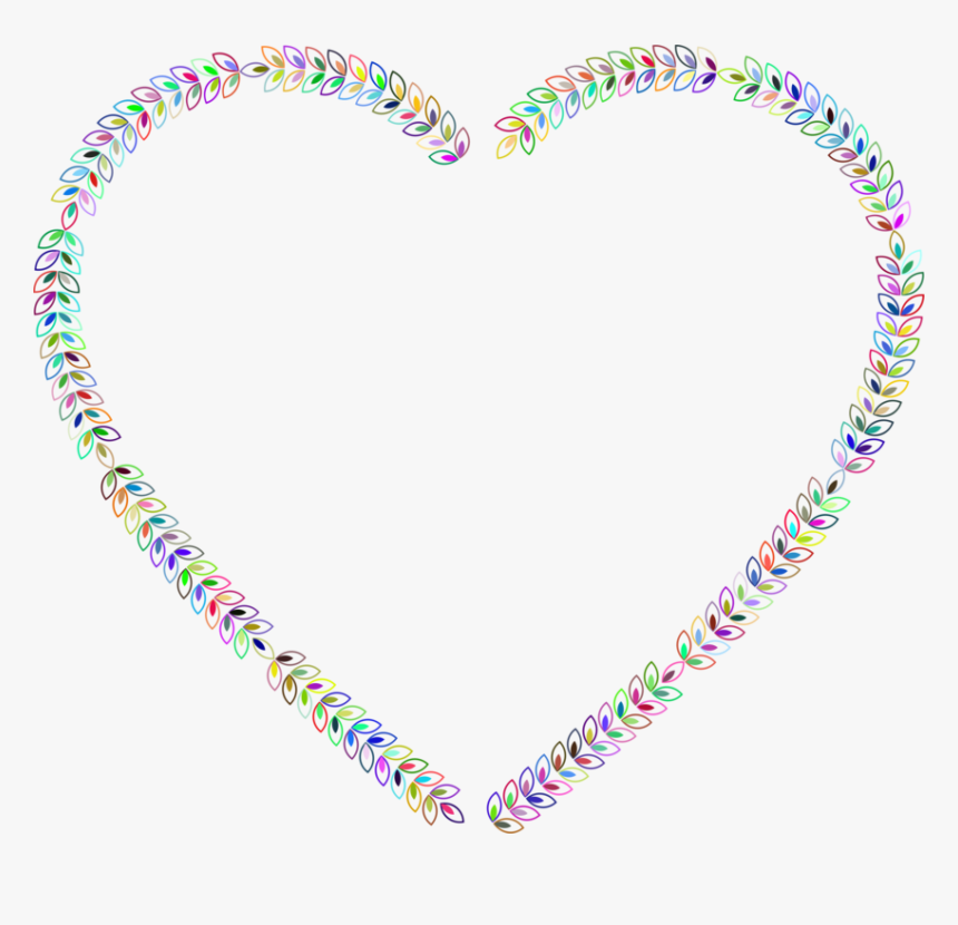 Pink,heart,chain - Fancy Outline Heart Png, Transparent Png