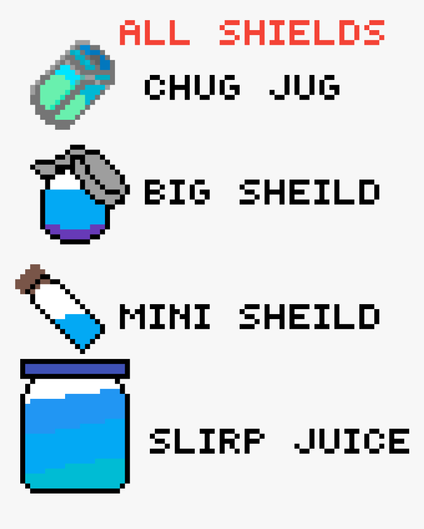 Fortnite Slurp Juice Pixel Art, HD Png Download