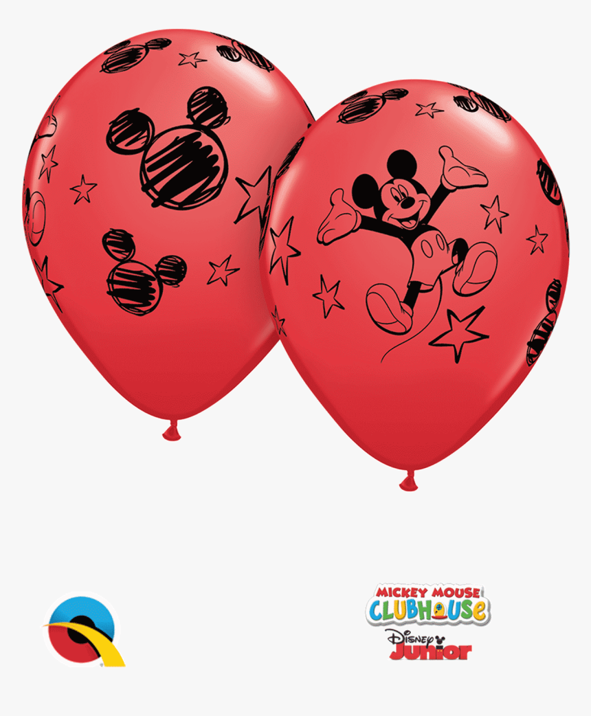 Mickey Mouse - Happy Birthday Latex Balloons Purple, HD Png Download