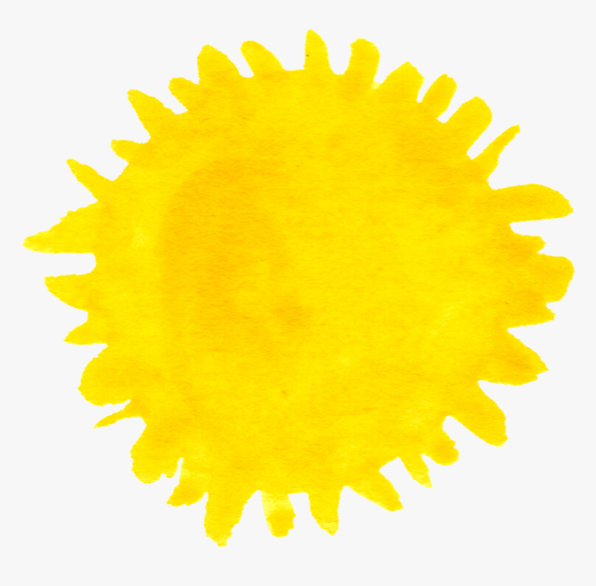 Watercolor Sun - Engranajes Juntos, HD Png Download