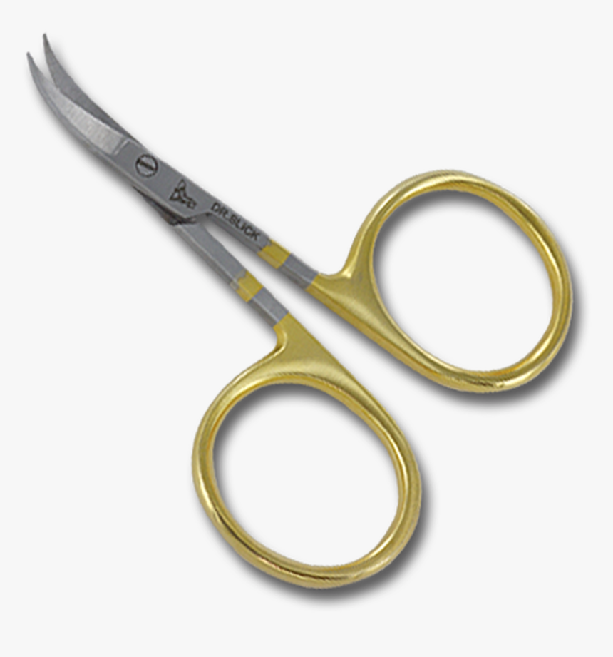 Slick Curved Fly Tying Scissors - Scissors, HD Png Download