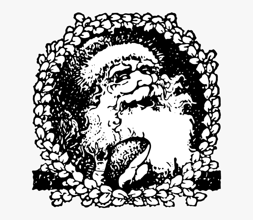 Art,monochrome Photography,facial Hair - Illustration, HD Png Download