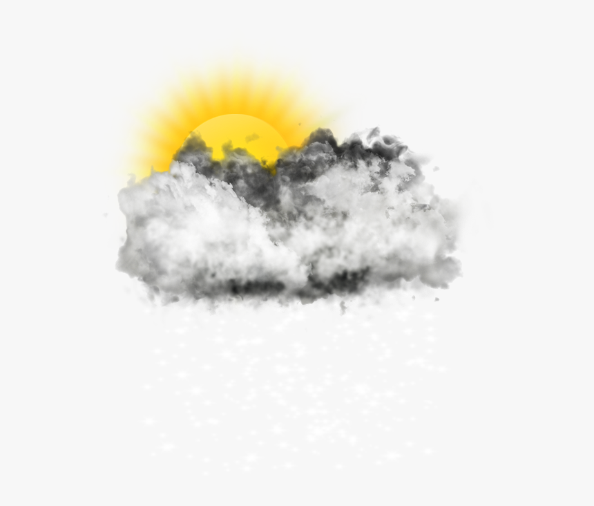 Transparent Watercolor Sun Png - Snow, Png Download
