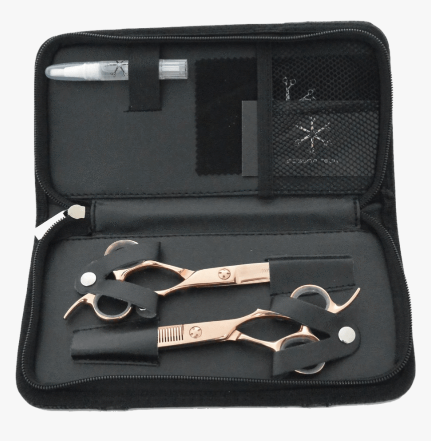Matsui Rose Gold 6 Inch Offset Scissors & Thinner Combo - Metalworking Hand Tool, HD Png Download