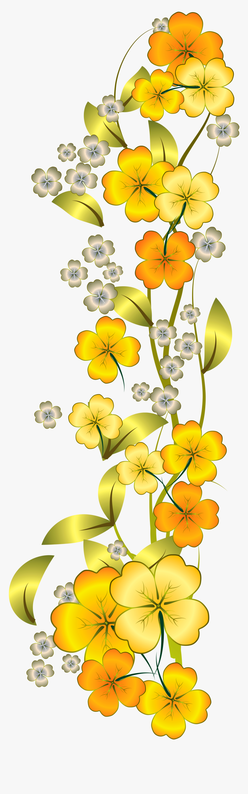 Pin By Best Fiends - Yellow Flowers Clipart Png, Transparent Png