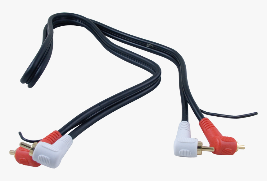 3 Feet - Rca Cable Right Angle Plug, HD Png Download