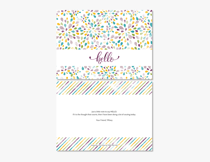 Hello Watercolor Spring - Art, HD Png Download