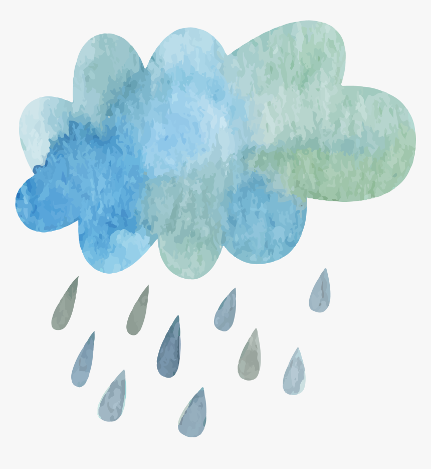 Cloud Rain - Rain Cloud Png, Transparent Png