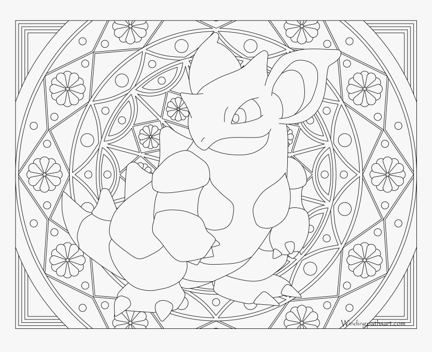 Mandalas De Pokemon Para Colorear, HD Png Download