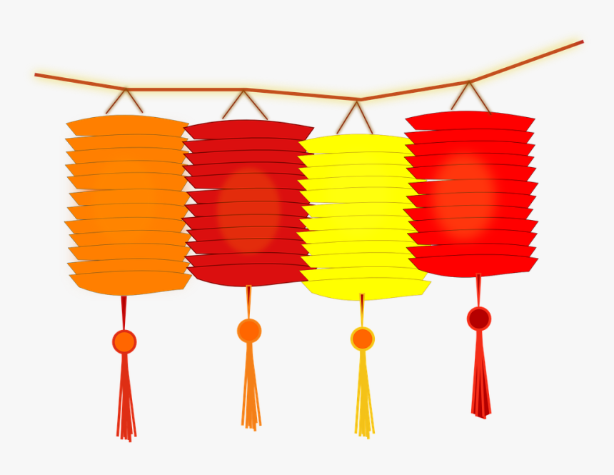 Lanterns Paper Chinese - Chinese Lantern Clip Art, HD Png Download