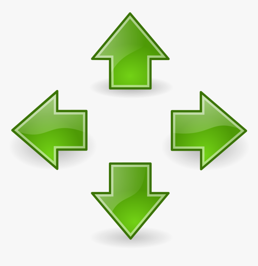 Line Arrows Curved Green Free Download Clipart - Up Down Right Left ...