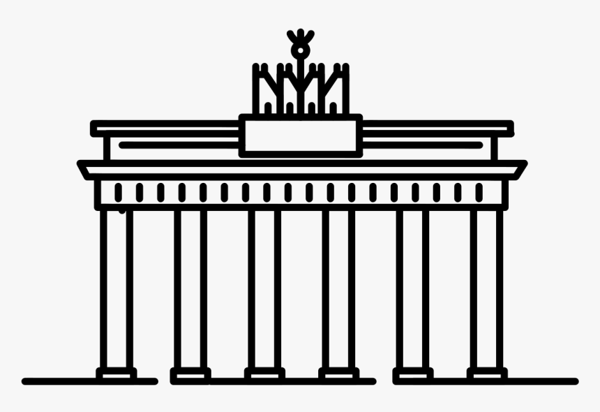 Brandenburg Gate Svg, HD Png Download