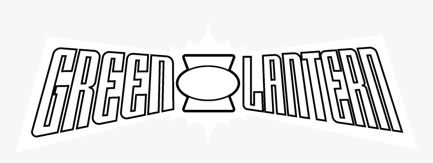 Green Lantern Logo Png - Line Art, Transparent Png
