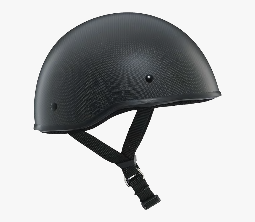 Motorcycle Helmet Carbon Fiber Beanie Helmet, HD Png Download