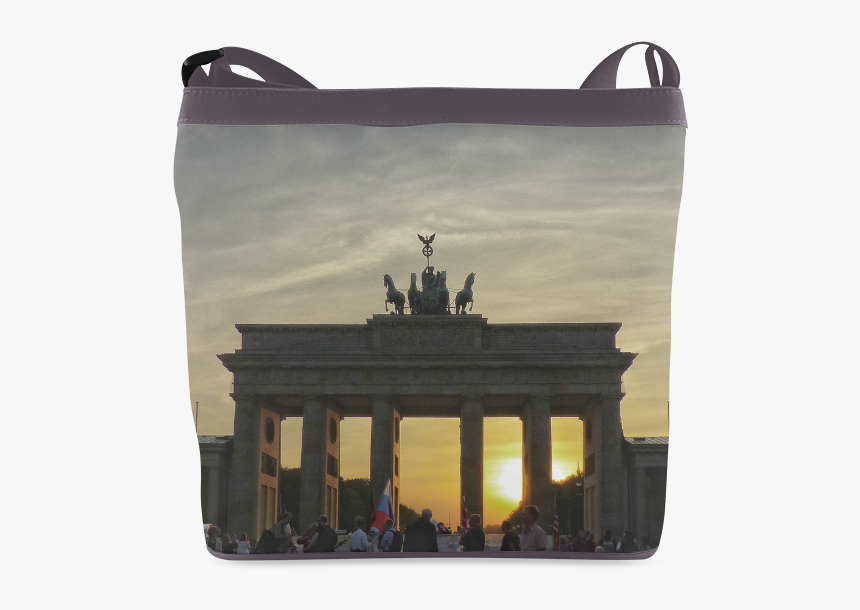 Brandenburg Gate Sunset, Berlin Crossbody Bags - Brandenburg Gate, HD Png Download