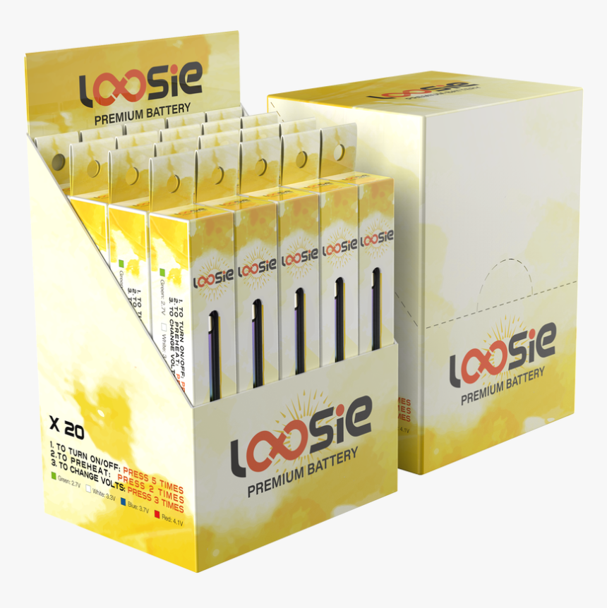 Loosie Max Battery 350mah - Carton, HD Png Download