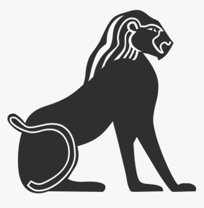 Clip Art Ancient Egypt Egyptian Hieroglyphs - Ancient Egypt Lion Symbol, HD Png Download