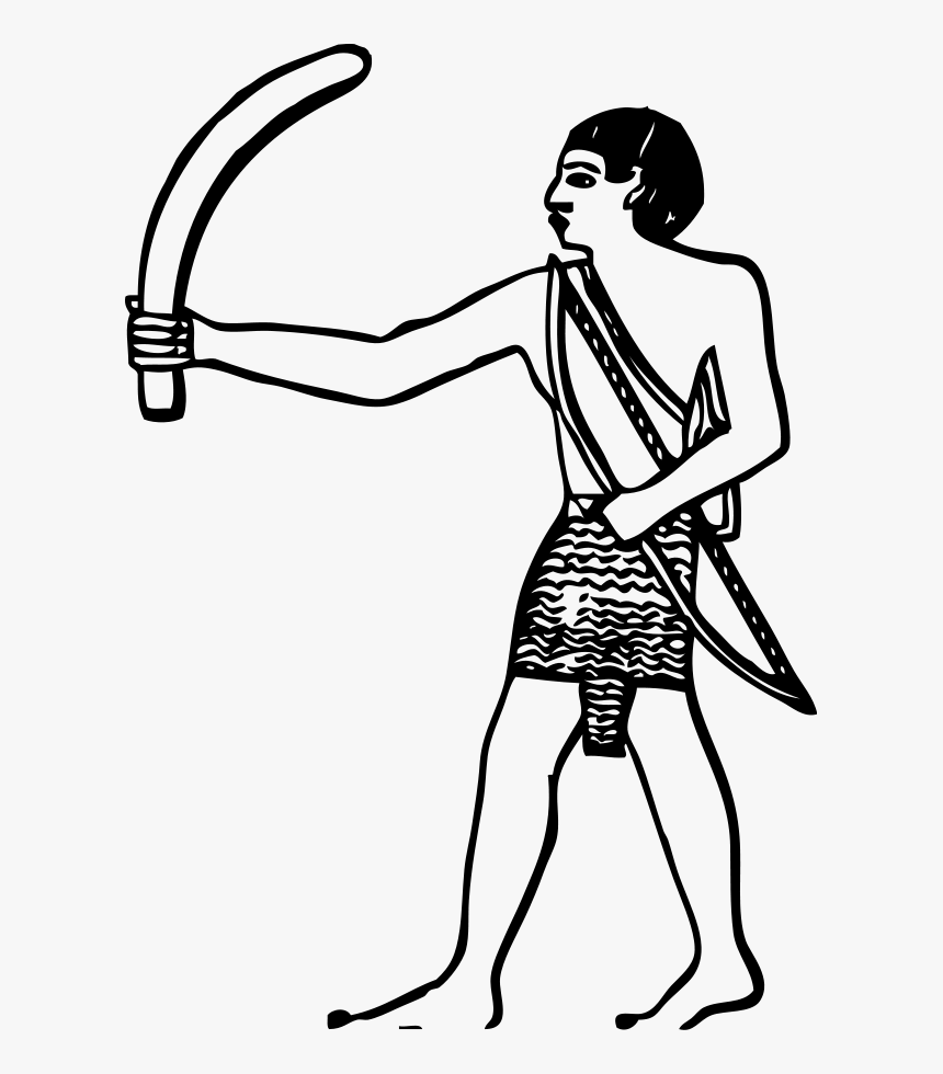 Human Leg,art,monochrome Photography - Egyptian Clip Art, HD Png Download