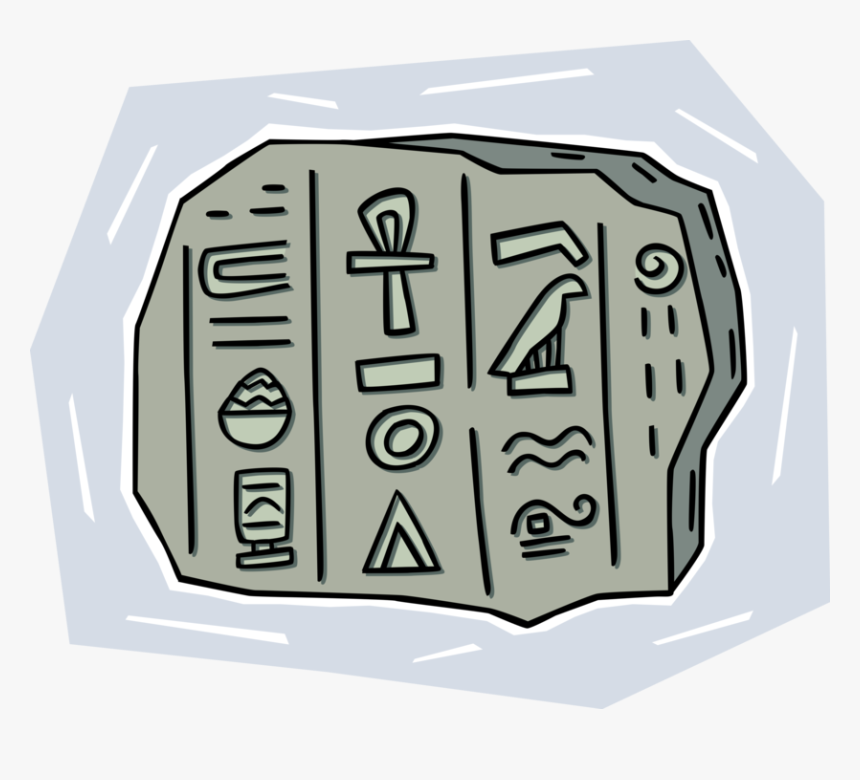 Vector Illustration Of Ancient Egyptian Hieroglyphics - Geroglifico, HD Png Download