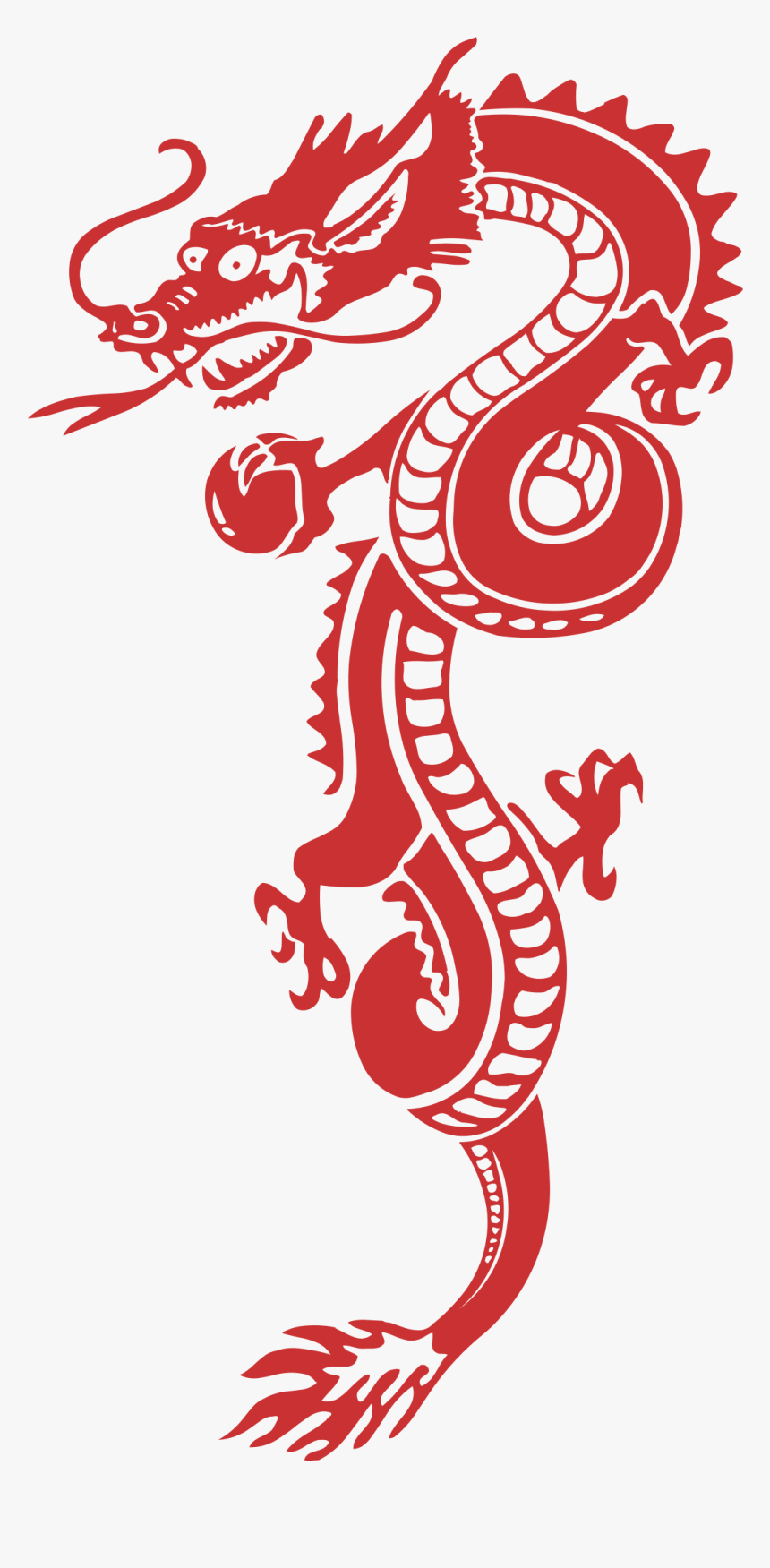 Chinese Dragon Vector Png, Transparent Png