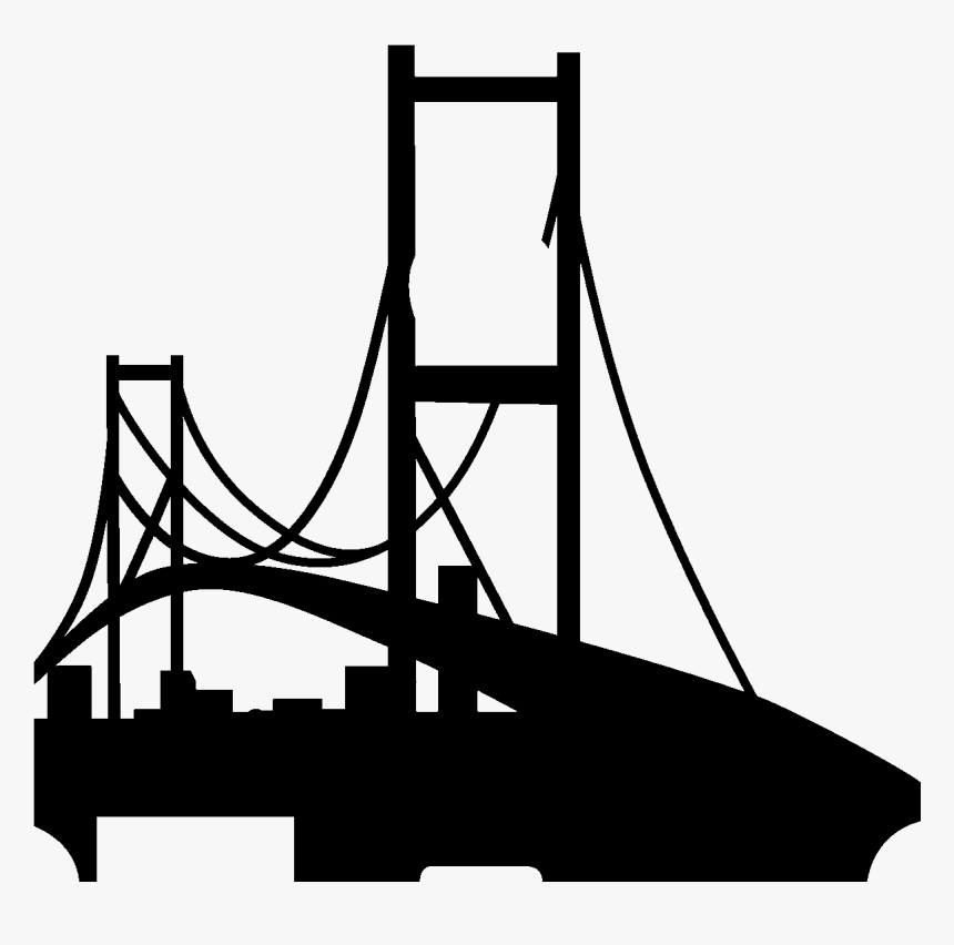Golden Gate Bridge Vector Art - Civil Engineering Logo Png, Transparent Png