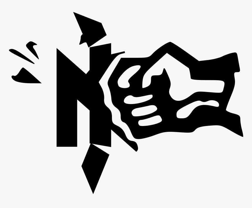 This Free Icons Png Design Of Smash Fascism Ukraine - Anti Nazi, Transparent Png
