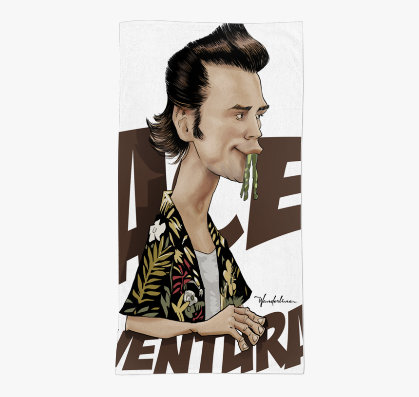 Toalha Ace Ventura De Wanderline Freitasna - Illustration, HD Png Download