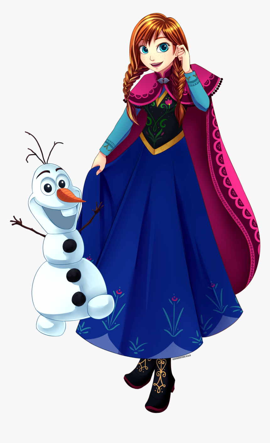 Anna And Olaf From Frozen Clipart , Png Download - Reine De Neige En Png, Transparent Png