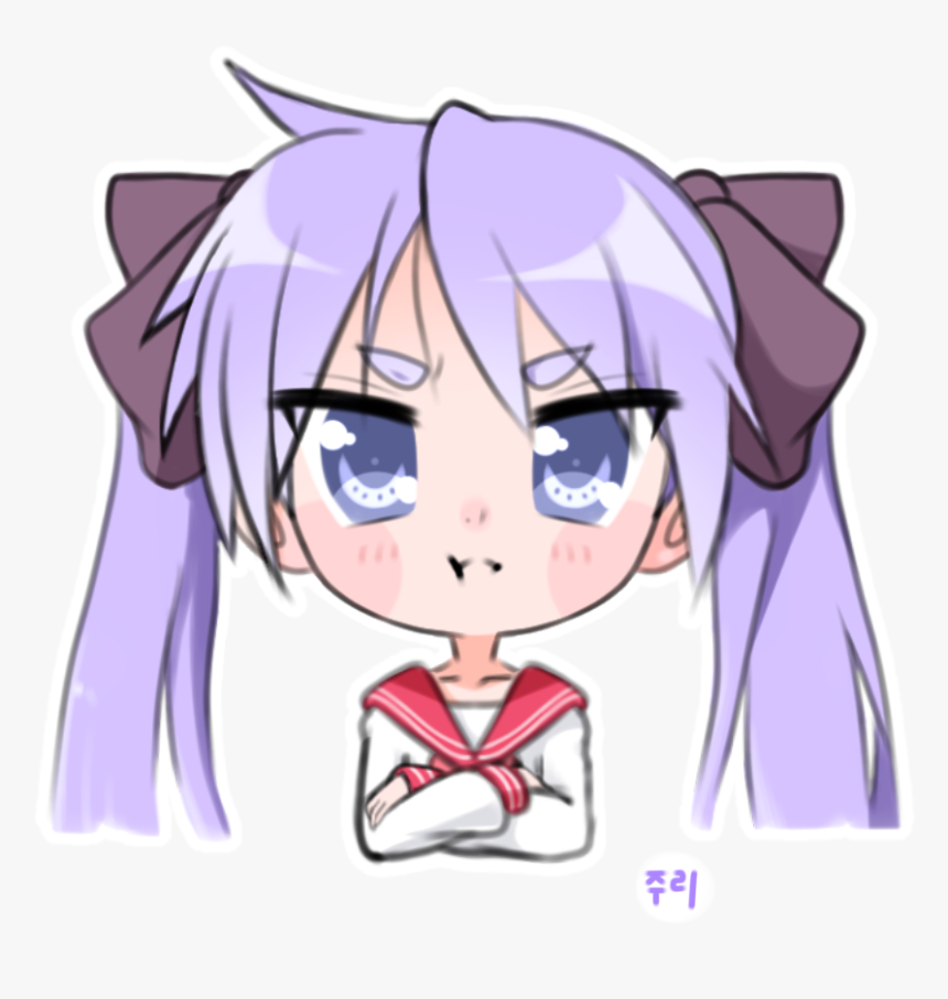 #lucky Star #kagami #hiiragi Kagami - Cartoon, HD Png Download