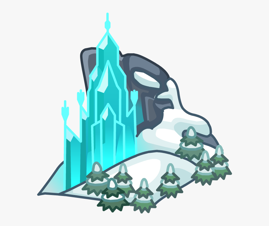 Image - Club Penguin Elsa Castle, HD Png Download
