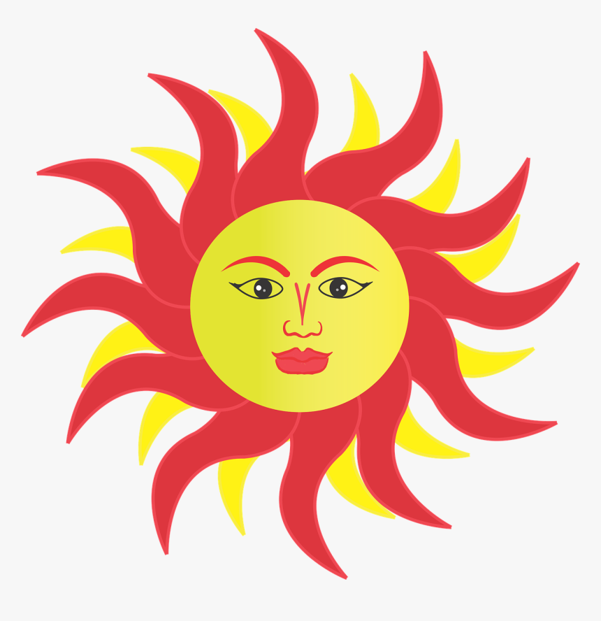 Sun Illustrator Summer Free Picture - Portable Network Graphics, HD Png Download