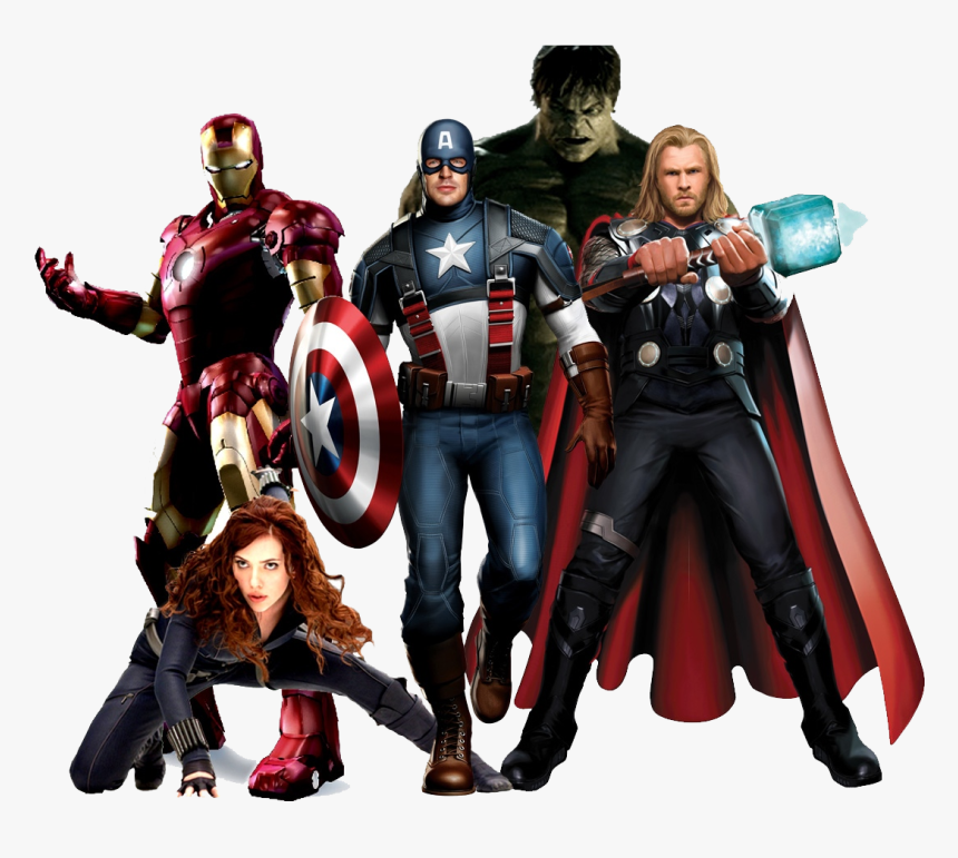 Clint Fury Barton Hulk Thor Nick Black Clipart - Avengers Transparent, HD Png Download