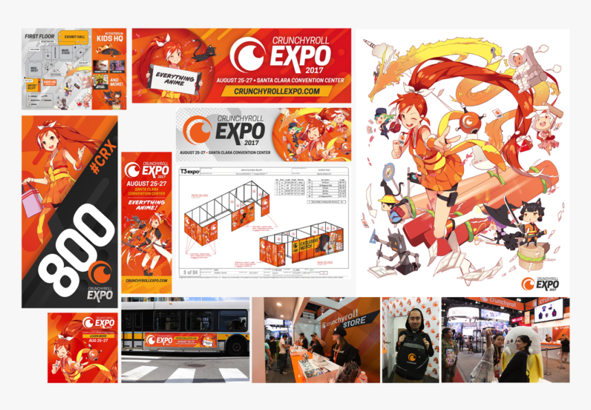 Crx 2017 Comp - Crunchyroll Expo Wall Scroll, HD Png Download