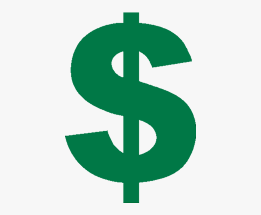 Economy Clipart Dollar Sign - Transparent Background Green Dollar Sign Png, Png Download