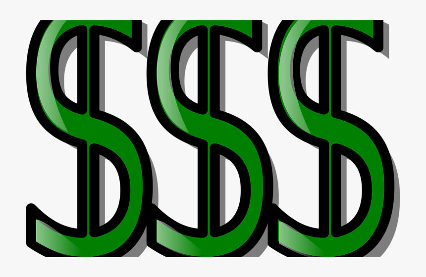 Transparent Dollar Signs Clip Art - Clip Art Money Signs, HD Png Download