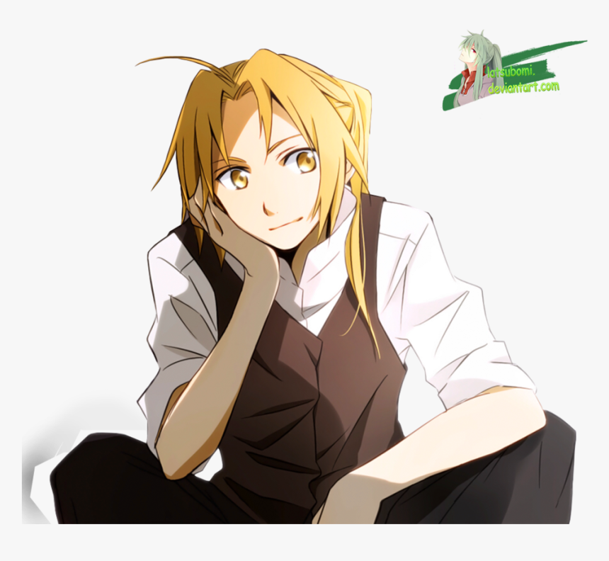 Edward Elric Riza Alphonse - Fullmetal Alchemist Edwards Elric, HD Png Download