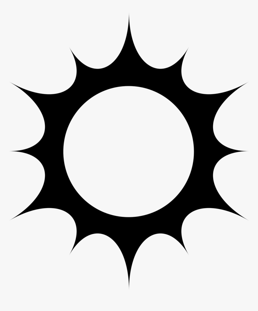 Vector Graphics Clip Art Portable Network Graphics - Sun Clipart Silhouette, HD Png Download