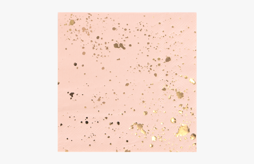 Image Of Goddess Splash Cocktail Napkins - Gold And Blush Background, HD Png Download
