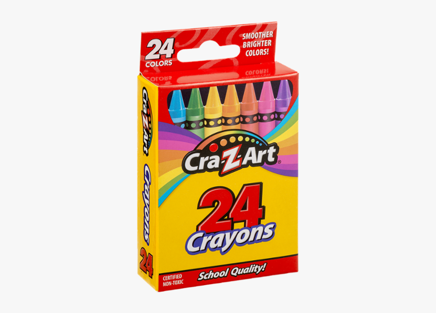 Cra Z Art Crayons 24 Count, HD Png Download