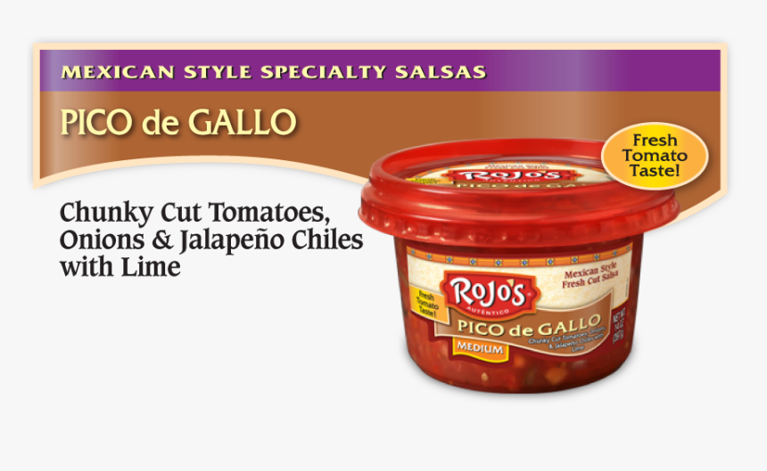 Ss-picodegallo - Rojo Salsa Restaurant Style, HD Png Download