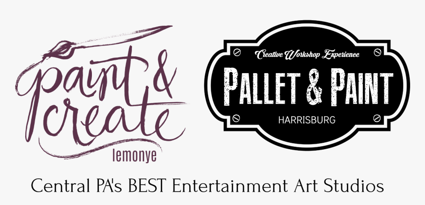 Pallet And Paint Logo - Calligraphy, HD Png Download