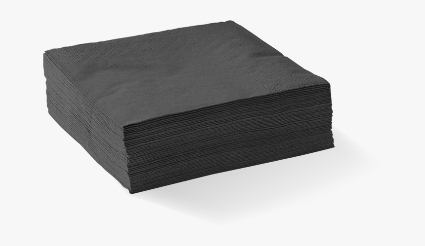 L B Cnce B 1 - Black Cocktail Napkins, HD Png Download