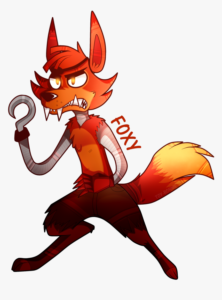 Foxy Canidae Mammal Fictional Character Cartoon Vertebrate - Five Nights At Freddy's, HD Png Download