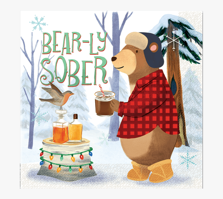 Bear Ly Sober Beverage - Illustration, HD Png Download